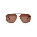 Preço da fábrica Faixa superior RIM Full Double Bar de alta qualidade óculos de sol de metal para unissex